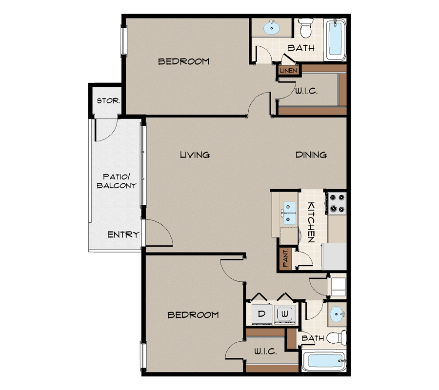 The Townsend floor plan